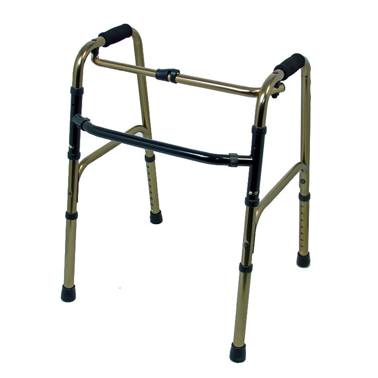 Ezee Life Bronze Reciprocal Folding Walker (CH1083)