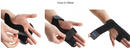 3rd and 4th Finger Splint Best for Slight Distortions, Sprains & Strains - Allows Excellent Stabilization - Metacarpal Stainless-Steel Stay