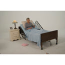 Full electric adjustable hospital bed for home use, ideal for elderly and tall patients