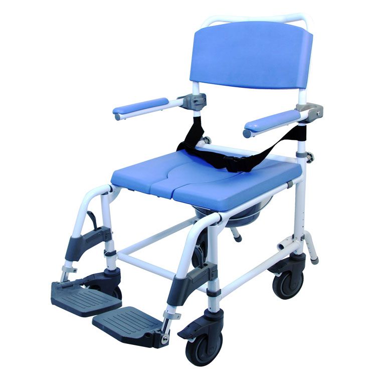20" Aluminum Shower & Commode Chair 185