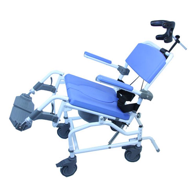 18" Aluminum Tilt Shower & Commode Chair 190