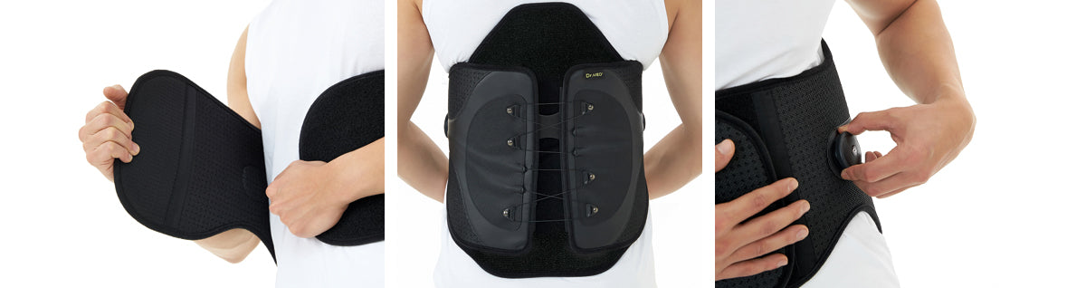 Rigid Back Brace With Lumbosacral Pad With BOA Fit system