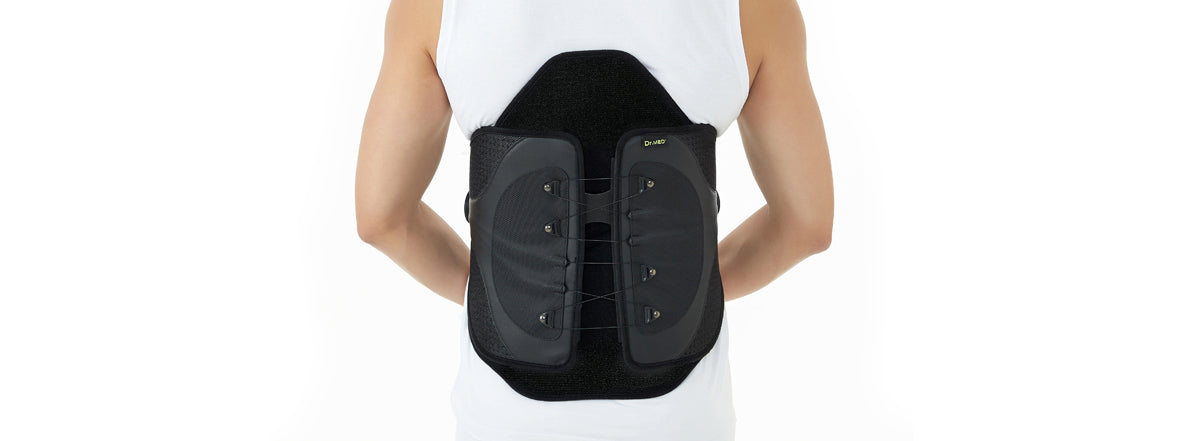 Rigid Back Brace With Lumbosacral Pad With BOA Fit system