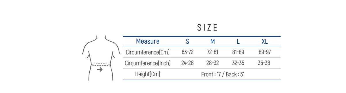 Elastic Back Support With Compression Pad