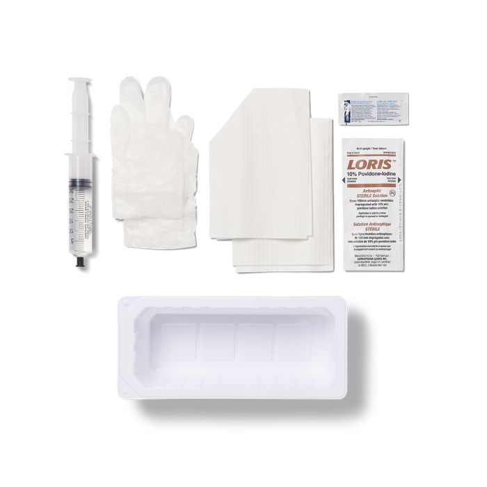 Alliance Healthcare Catheter Tray with 30 cc Pre-Filled Syringe