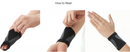 Triplicated Lining Compressive Wrist Sleeve - Excellent Warmth & Compression - Protects Weaken Muscles & Prevents Sports Injuries