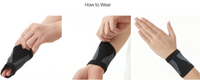 Triplicated Lining Compressive Wrist Sleeve - Excellent Warmth & Compression - Protects Weaken Muscles & Prevents Sports Injuries