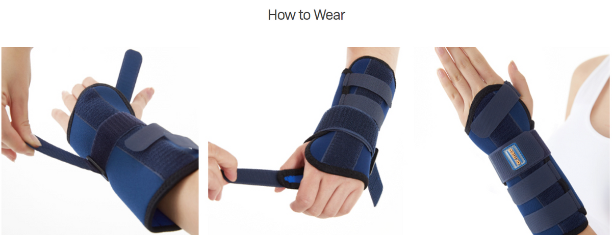Elastic Hand Splint with Double Stays Best for Wrist Strains, Sprains and Wrist Injuries - Allowing Excellent Stabilization on the Wrist