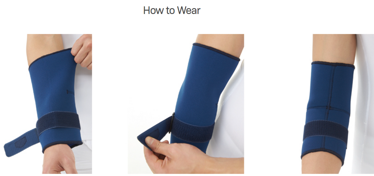 Elbow Sleeve with Adjustable Strap Protects Weaken Muscles & Prevents Sports Injuries - Easy & Simple Wear by Sleeve Style