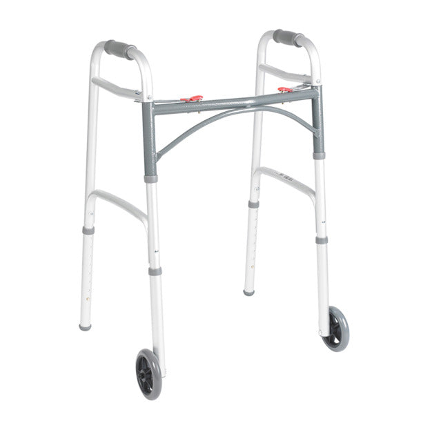 Deluxe Folding Walker with wheel (Junior / Youth)