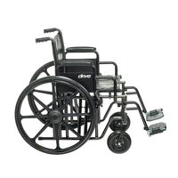 Drive - Bariatric Sentra EC Heavy-Duty Wheelchair 450lbs weight capacity