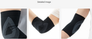 Triplicated Lining Compression Elbow Sleeve Allows Excellent Warmth & Compression