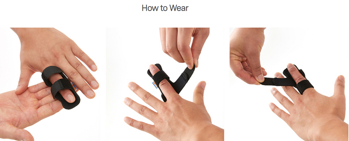 Finger Splint - Applicable to All Fingers - Best for Slight Distortions, Sprains & Strains in the Finger & Offers Adjustable Compression