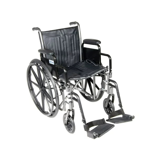 Silver Sport 2 Wheelchair (18") Swing away footrest
