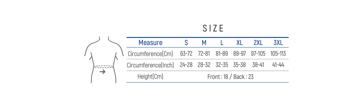 Elastic Waist Support with Stays