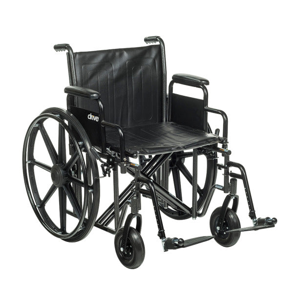 Drive - Bariatric Sentra EC Heavy-Duty Wheelchair 450lbs weight capacity