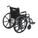 Drive - Bariatric Sentra EC Heavy-Duty Wheelchair 450lbs weight capacity
