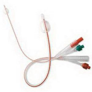 BX/5 CYSTO-CARE SILICONE FOLEY CATHETER, SIZE 14FR 10CC BALLOON