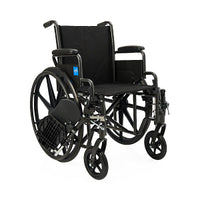 Medline 20" Manual Wheelchair with Elevated Leg rest - K1206N22E