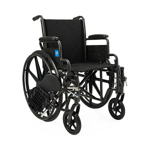 Medline 20" Manual Wheelchair with Elevated Leg rest - K1206N22E