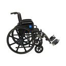 Medline 20" Manual Wheelchair with Elevated Leg rest - K1206N22E
