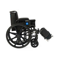 Medline 20" Manual Wheelchair with Elevated Leg rest - K1206N22E