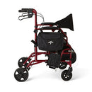 Rollator walker & wheelchair / Transport Chair and Rollator walker with foot rest