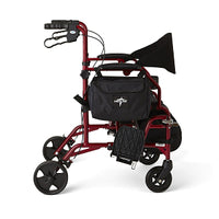 Rollator walker & wheelchair / Transport Chair and Rollator walker with foot rest