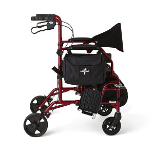 Rollator walker & wheelchair / Transport Chair and Rollator walker with foot rest
