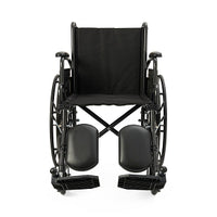 Medline 20" Manual Wheelchair with Elevated Leg rest - K1206N22E