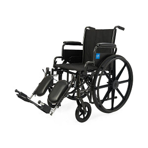 Medline 20" Manual Wheelchair with Elevated Leg rest - K1206N22E