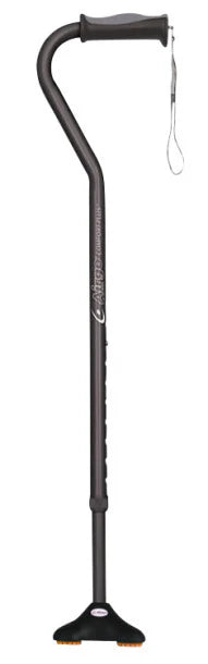 Drivemedical Airgo Comfort-Plus Cane with MiniQuad Ultra-stable Tip