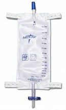 Each/1 - LEG BAG WITH COMFORT STRAPS, SLIDE TAP DRAIN PORT, 900ML (Each)