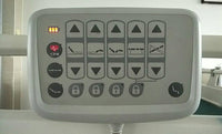5 function fully electric hospital bed with mattress, remote control, and Trendelenburg