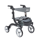 Drivemedical Nitro Aluminum Rollator, Hemi Height, 10" Casters