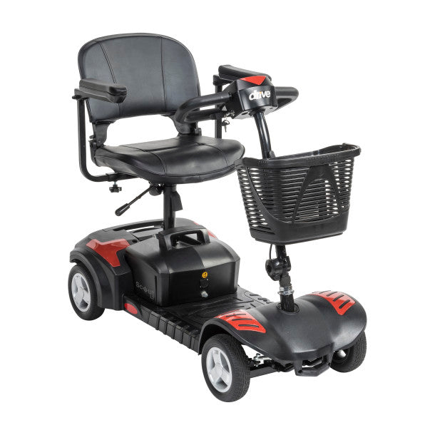 Lightweight Mobility Travel Scooter With Basket For Adults Long Range Mobility Scooters For Seniors Adults With Cushioned Seat Rent