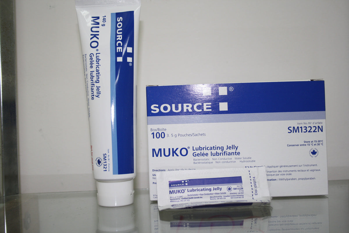MUKO LUBRICATING JELLY, SIZE 3.5G PACKETS BX/100