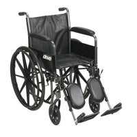 Silver Sport 2 Wheelchair (18") Elevated footrest