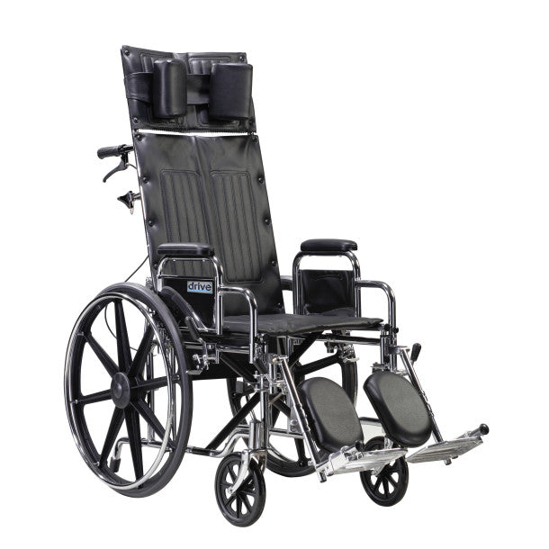 Drivemedical Deluxe Sentra Full Reclining Wheelchair