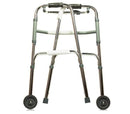 Lightweight Folding Walker With Front Wheels Mobility Standing Aid For Elderly, Senior & Injured People for Rent