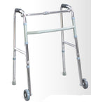 Lightweight Folding Walker With Front Wheels Mobility Standing Aid For Elderly, Senior & Injured People for Rent