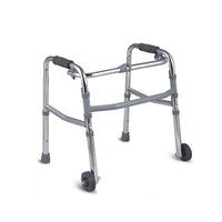 Lightweight Folding Walker With Front Wheels Mobility Standing Aid For Elderly, Senior & Injured People for Rent