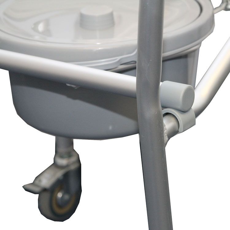 Economy Folding Wheeled Commode CH1025