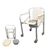 Economy Folding Wheeled Commode CH1025