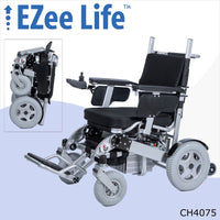 4G Bariatric Electric Folding Wheelchair - 500 Lb Capacity