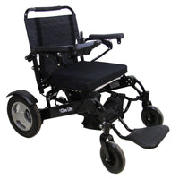Bariatric Electric Folding Wheelchair - 352 lb Capacity - 21" Seat - CH4076