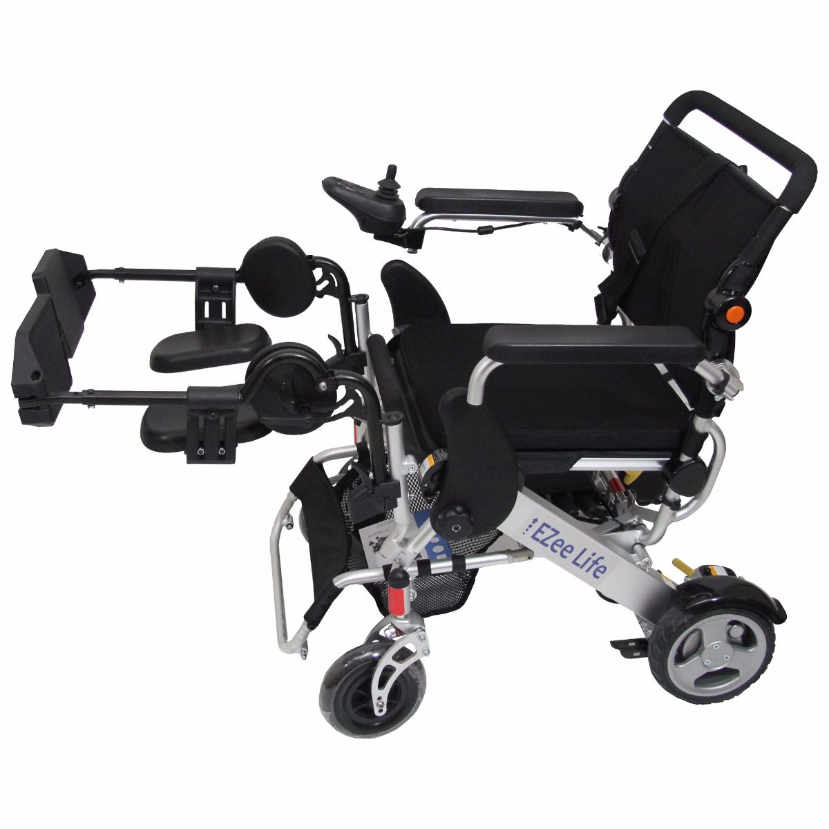 3G DLX Folding Electric Wheelchair w/ 8" Rear Wheels - CH4080