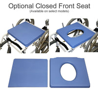18" Aluminum Shower & Commode Chair 180