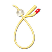 Sterile 2-Way Silicone-Elastomer Coated Latex Foley Catheter with Coude Tip, 10 cc (mL)