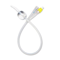Silicone 2-Way 100% Silicone Foley Catheter with Coude Tip, 10 cc (mL)